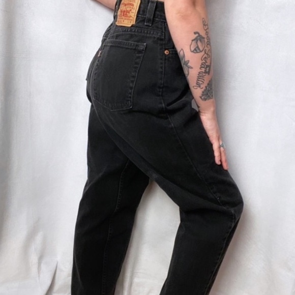 LEVIS 550 RARE VINTAGE BLACK HIGH WAISTED JEANS pending - Picture 5 of 6